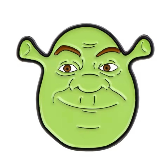Jewelry - Funny Shrek Enamel Pin